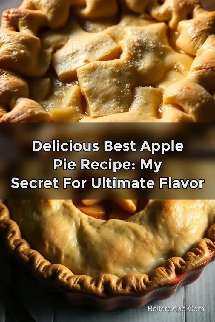 Delicious Best Apple Pie Recipe: My Secret For Ultimate Flavor