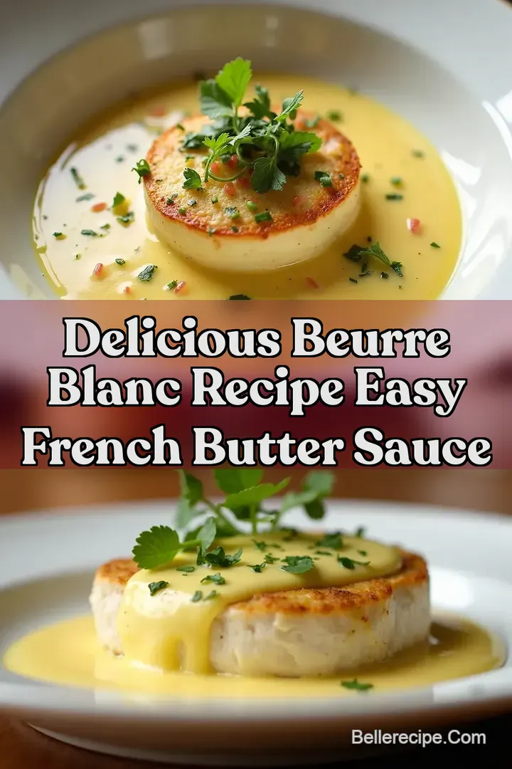 Delicious Beurre Blanc Recipe Easy French Butter Sauce