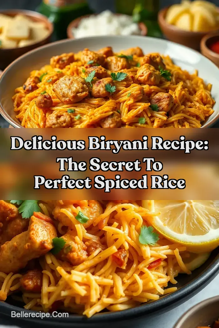 Delicious biryani recipe: The Secret to Perfect Spiced Rice