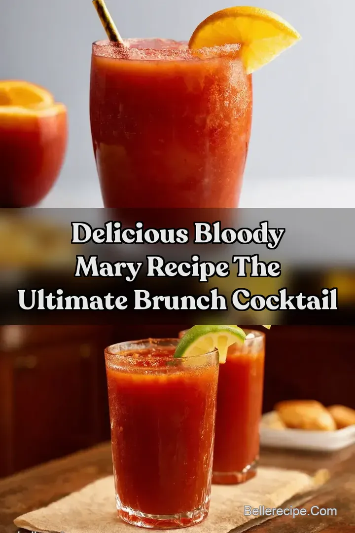 Delicious Bloody Mary Recipe The Ultimate Brunch Cocktail