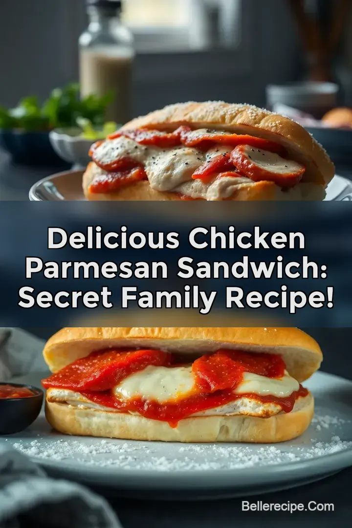Delicious Chicken Parmesan Sandwich: Secret Family Recipe!