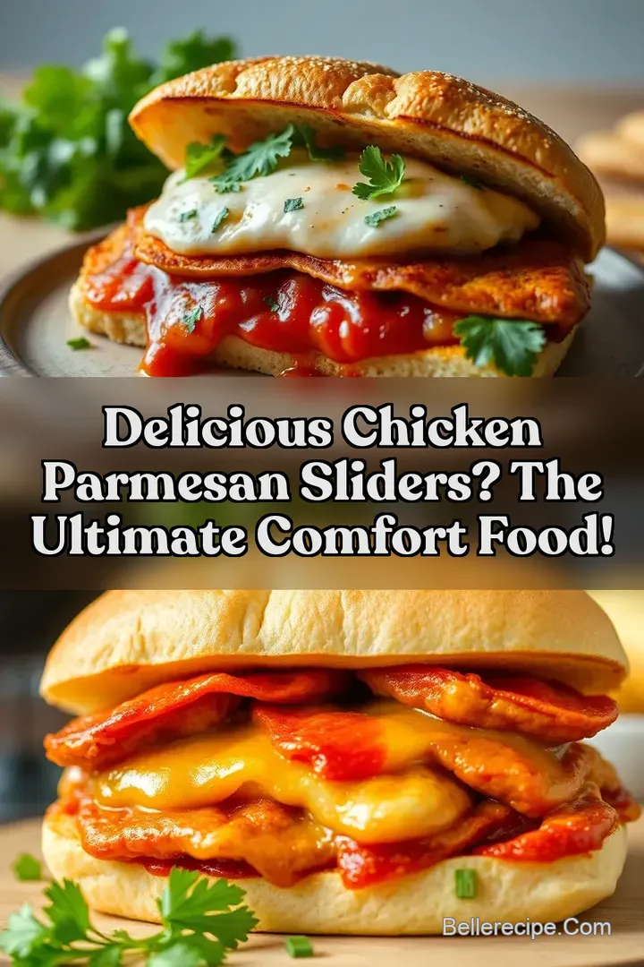 Delicious Chicken Parmesan Sliders? The Ultimate Comfort Food!
