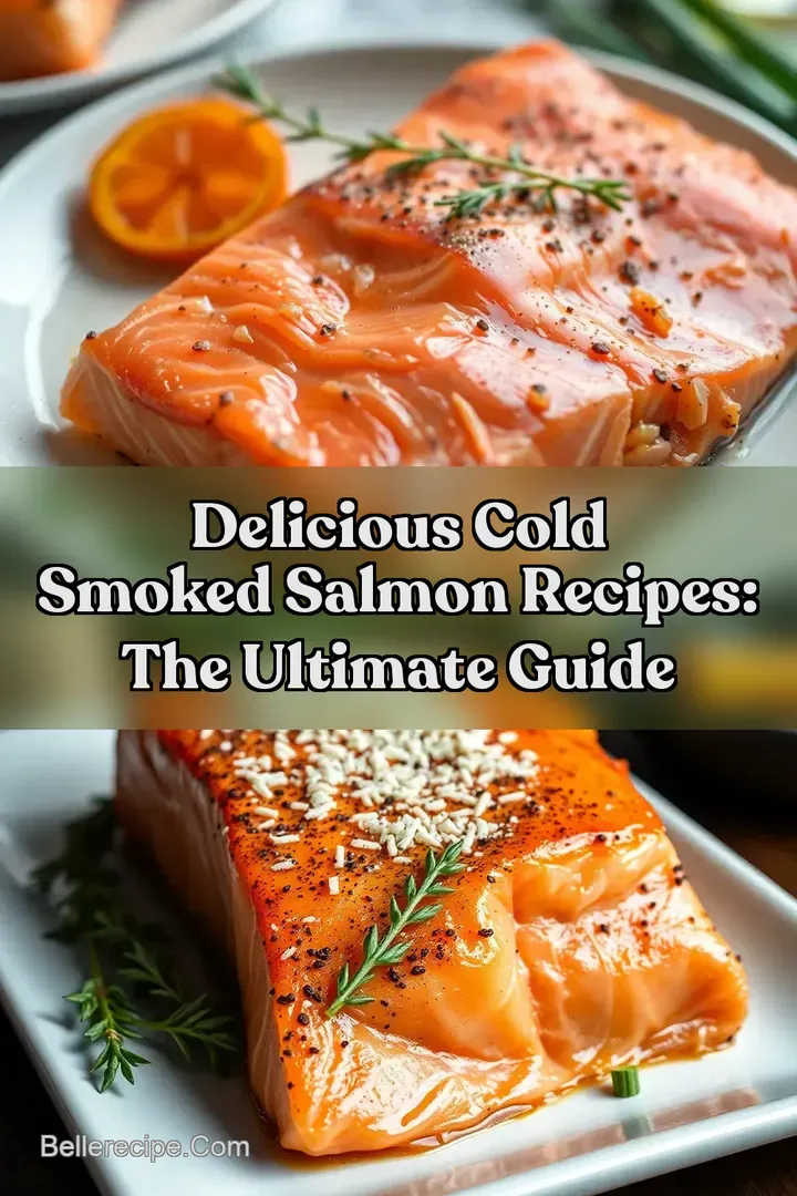 Delicious Cold Smoked Salmon Recipes: The ULTIMATE Guide : PIN FOR LATER Delicious Cold Smoked Salmon Recipes: The ULTIMATE Guide