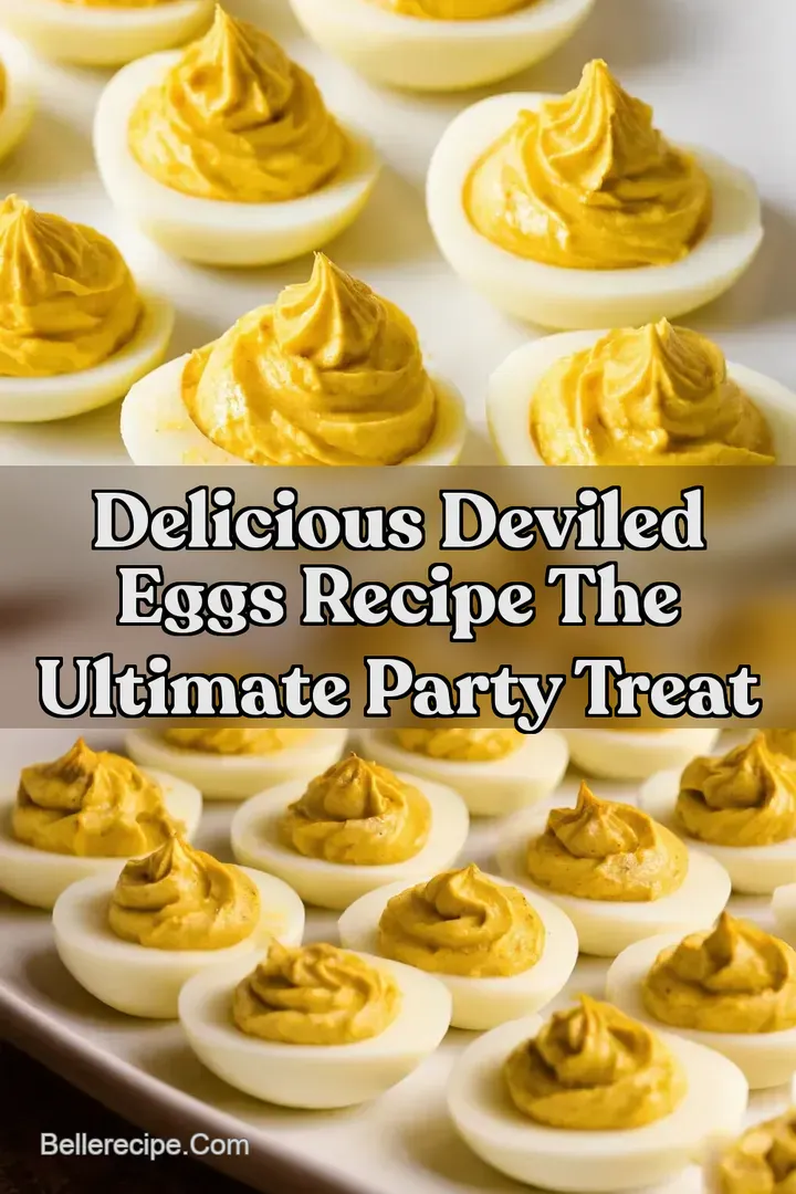 Delicious Deviled Eggs Recipe The Ultimate Party Treat