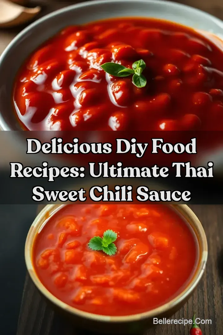Delicious DIY Food Recipes: Ultimate Thai Sweet Chili Sauce