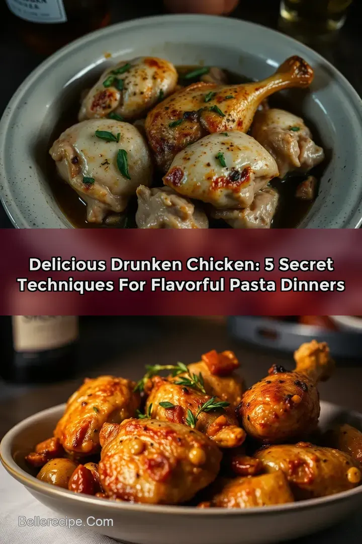 Delicious Drunken Chicken: 5 Secret Techniques for Flavorful Pasta Dinners