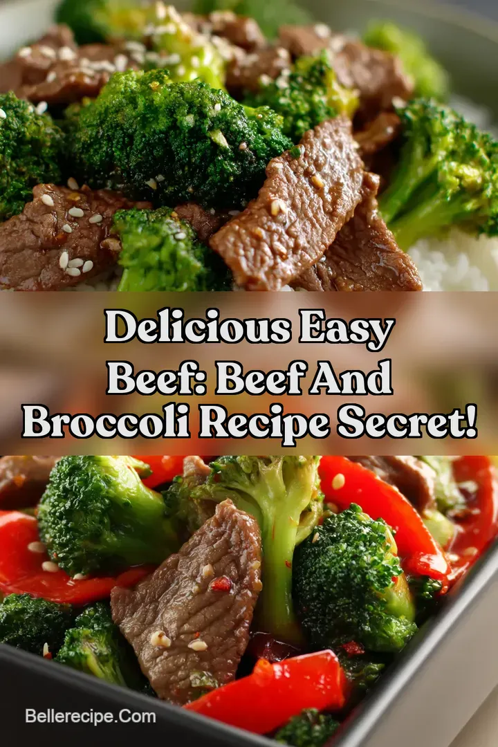 Delicious Easy Beef: Beef And Broccoli Recipe Secret!