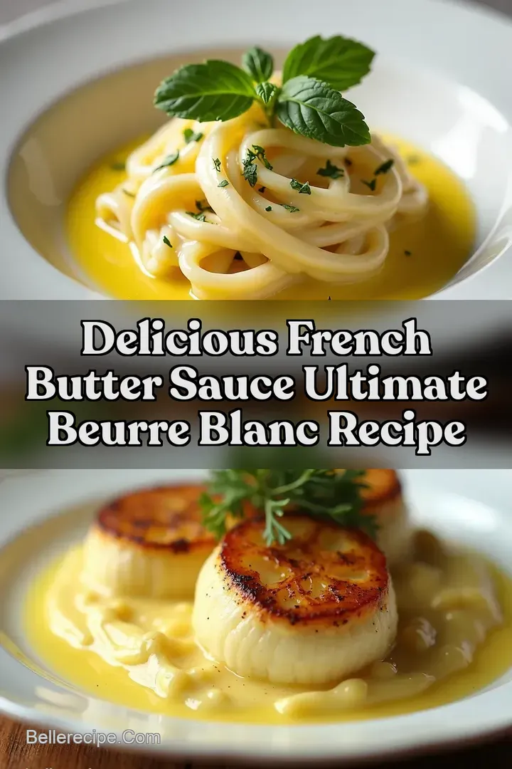 Delicious French Butter Sauce Ultimate Beurre Blanc Recipe