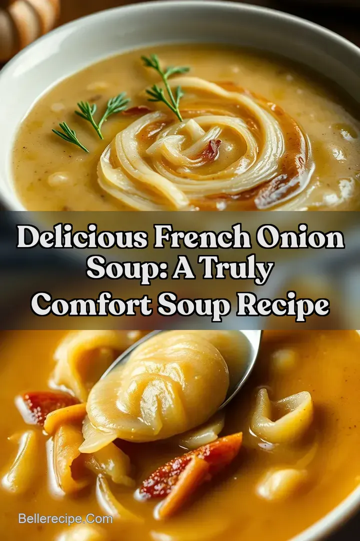 Delicious French Onion Soup: A Truly Comfort Soup Recipe