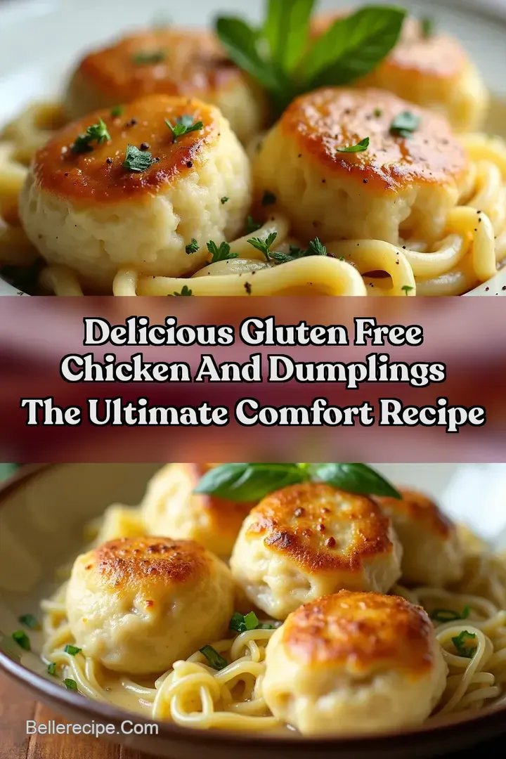 Delicious Gluten Free Chicken And Dumplings The Ultimate Comfort Recipe