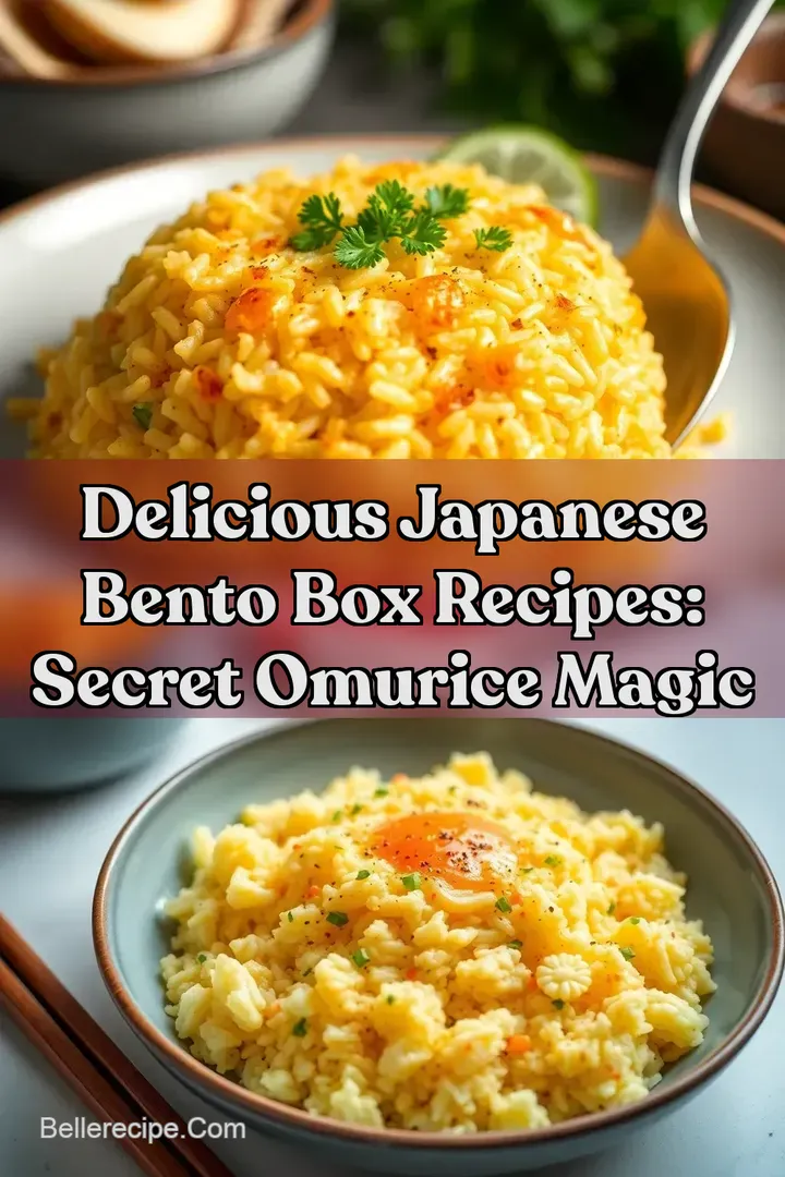 Delicious Japanese Bento Box Recipes: Secret Omurice Magic : PIN FOR LATER Delicious Japanese Bento Box Recipes: Secret Omurice Magic