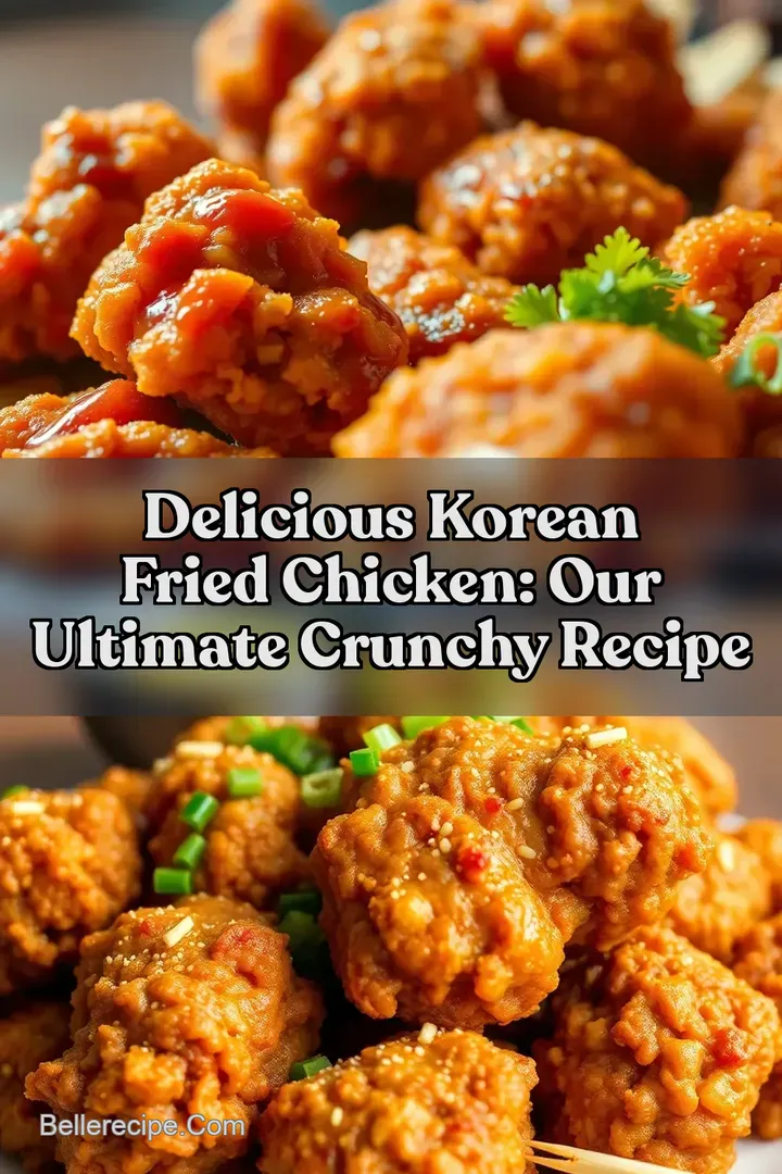 Delicious Korean Fried Chicken: Our Ultimate Crunchy Recipe : PIN FOR LATER Delicious Korean Fried Chicken: Our Ultimate Crunchy Recipe
