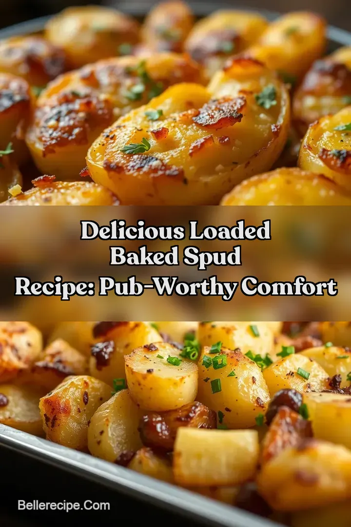 Delicious Loaded Baked Spud Recipe: Pub-Worthy Comfort