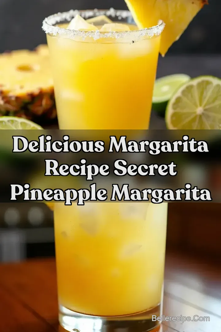Delicious Margarita Recipe Secret Pineapple Margarita
