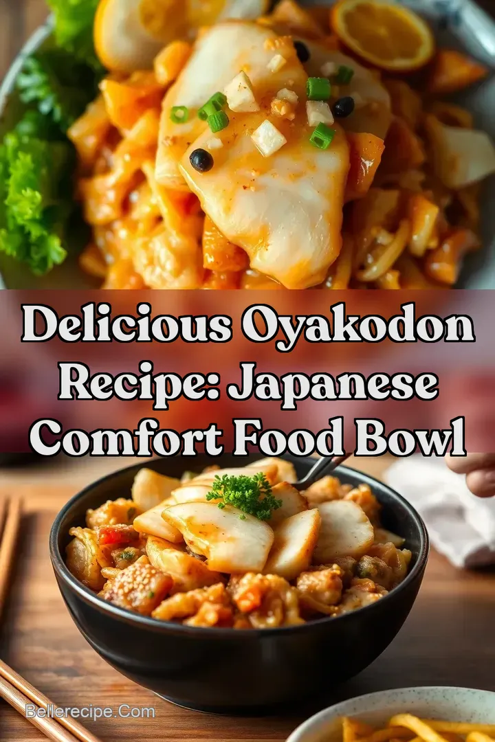 Delicious Oyakodon Recipe: Japanese Comfort Food Bowl