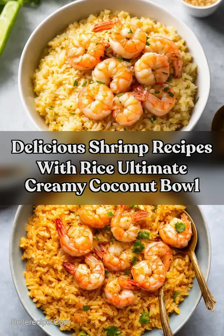 Delicious Shrimp Recipes with Rice Ultimate Creamy Coconut Bowl : PIN FOR LATER Delicious Shrimp Recipes with Rice Ultimate Creamy Coconut Bowl