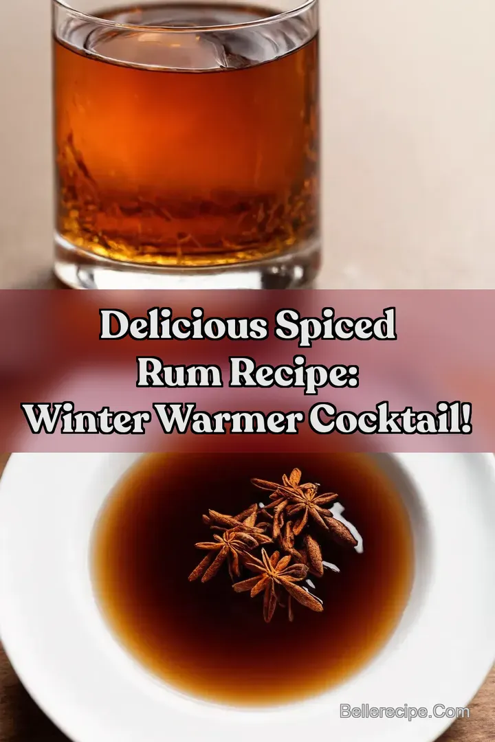 Delicious Spiced Rum Recipe: Winter Warmer Cocktail!