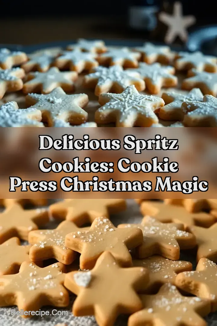 Delicious Spritz Cookies: Cookie Press Christmas Magic
