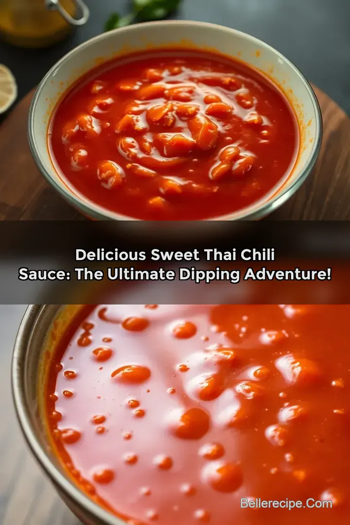 Delicious Sweet Thai Chili Sauce: The Ultimate Dipping Adventure!