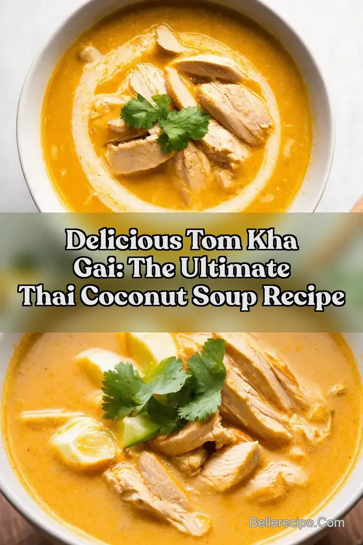 Delicious Tom Kha Gai: The Ultimate Thai Coconut Soup Recipe : PIN FOR LATER Delicious Tom Kha Gai: The Ultimate Thai Coconut Soup Recipe