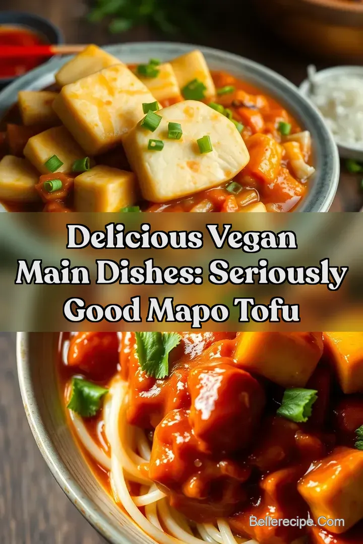 Delicious Vegan Main Dishes: Seriously Good Mapo Tofu