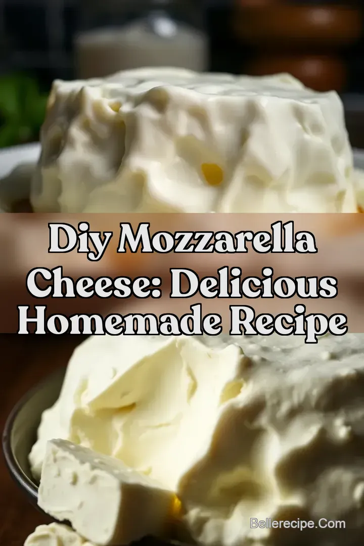 DIY Mozzarella Cheese: Delicious Homemade Recipe