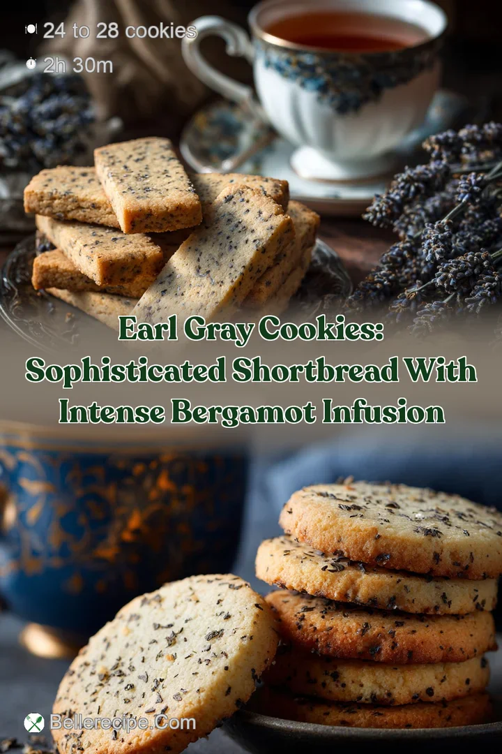 Earl Gray Cookies: Sophisticated Shortbread with Intense Bergamot Infusion