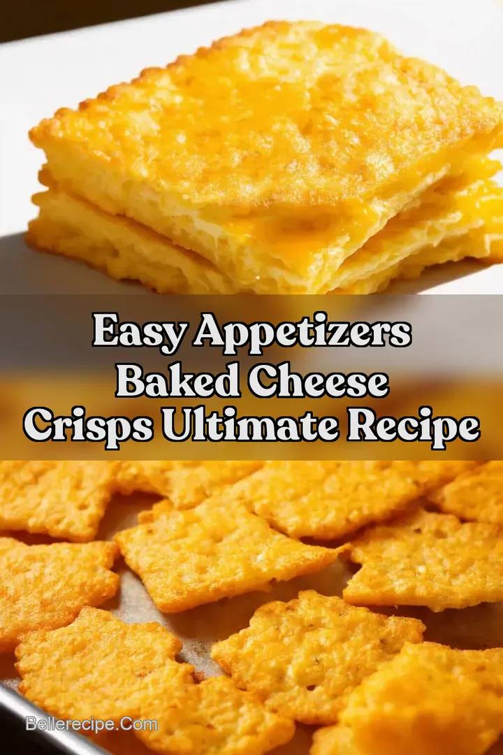 Easy Appetizers Baked Cheese Crisps Ultimate Recipe : PIN FOR LATER Easy Appetizers Baked Cheese Crisps Ultimate Recipe