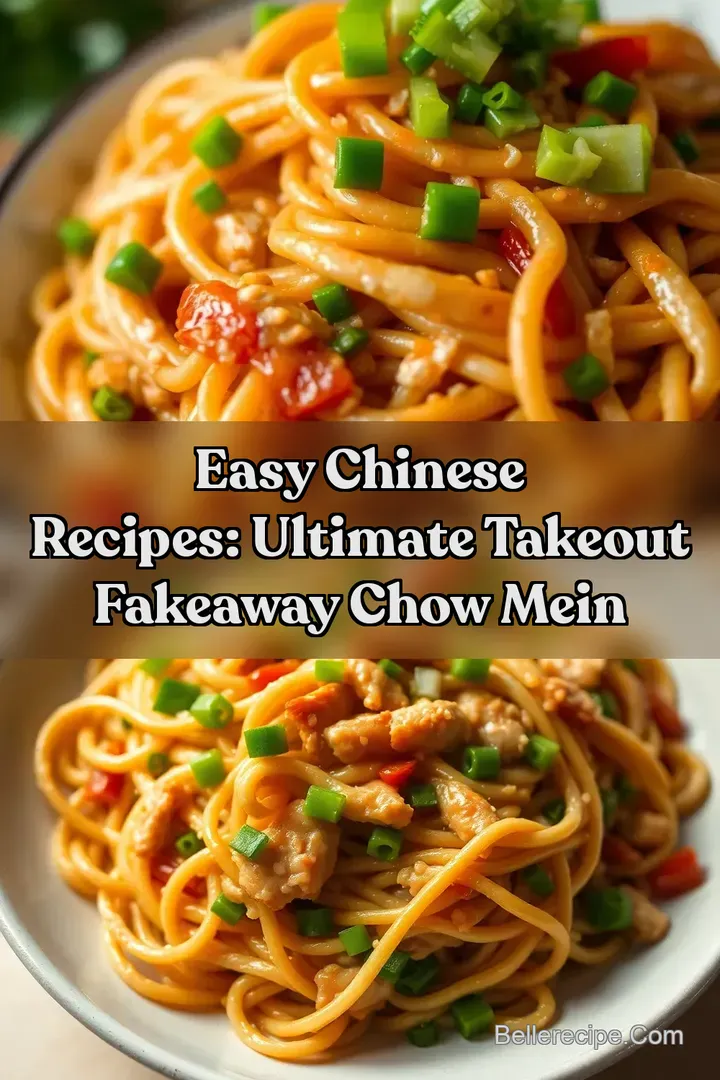 Easy Chinese Recipes: Ultimate Takeout Fakeaway Chow Mein : PIN FOR LATER Easy Chinese Recipes: Ultimate Takeout Fakeaway Chow Mein