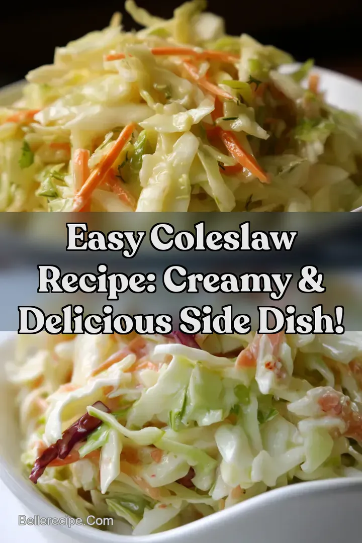 Easy Coleslaw Recipe: Creamy & Delicious Side Dish!