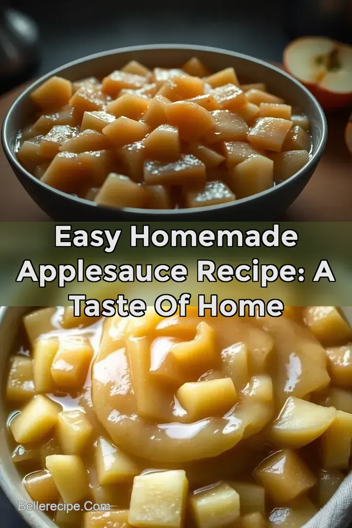 Easy Homemade Applesauce Recipe: A Taste of Home