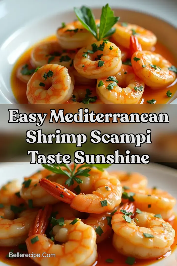 Easy Mediterranean Shrimp Scampi Taste Sunshine