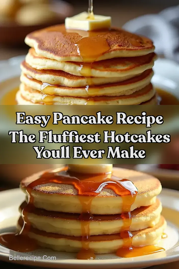 Easy Pancake Recipe The Fluffiest Hotcakes Youll Ever Make