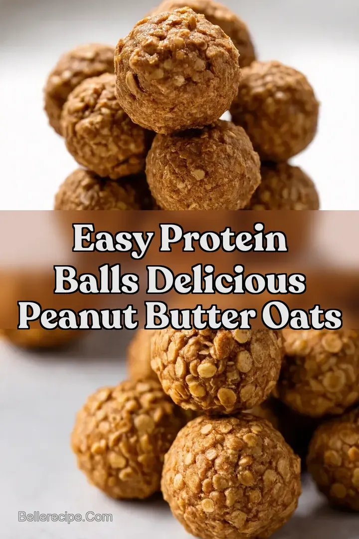 Easy Protein Balls Delicious Peanut Butter Oats