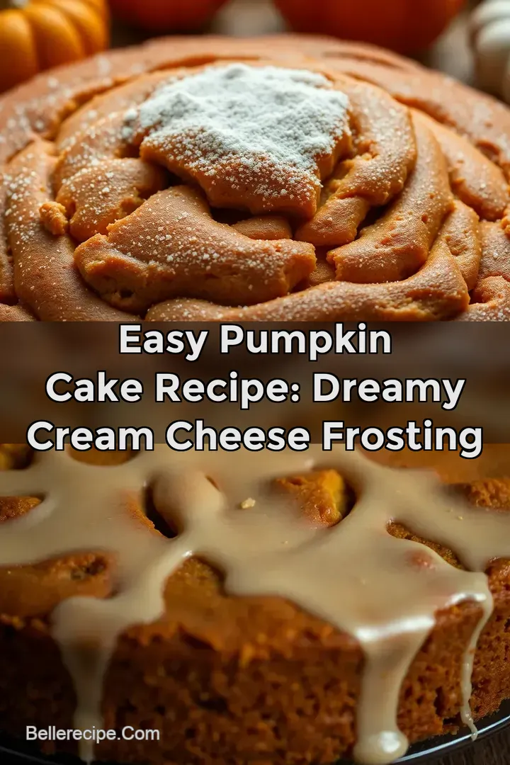 Easy Pumpkin Cake Recipe: Dreamy Cream Cheese Frosting