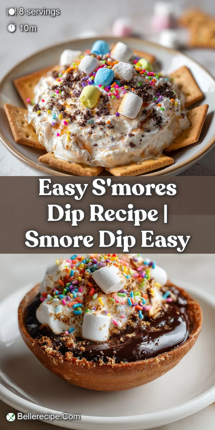 Close-up of gooey, melted chocolate and toasted marshmallows, with a graham cracker poised to dip into the decadent s'more...