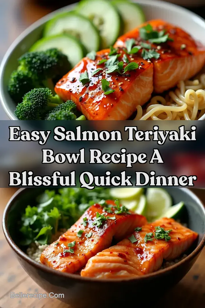 Easy salmon teriyaki bowl Recipe A Blissful Quick Dinner