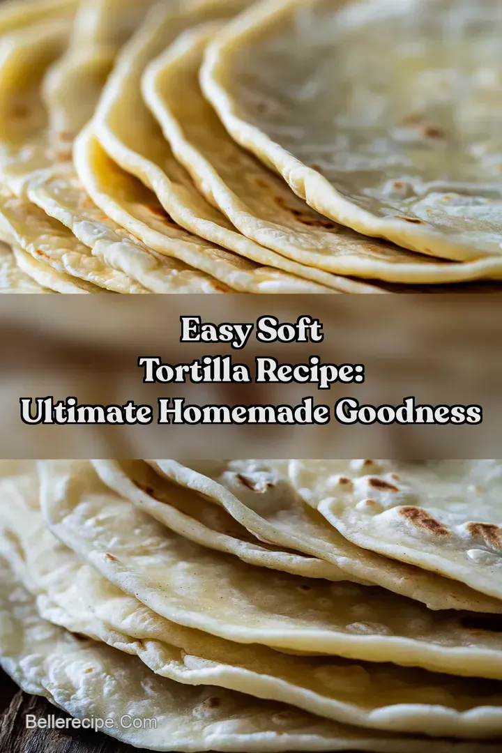 Easy Soft Tortilla Recipe: Ultimate Homemade Goodness