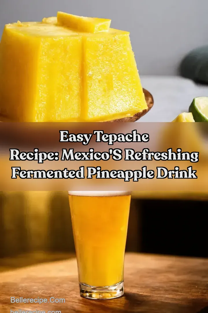 Easy Tepache Recipe: Mexico' s Refreshing Fermented Pineapple Drink : PIN FOR LATER Easy Tepache Recipe: Mexico' s Refreshing Fermented Pineapple Drink