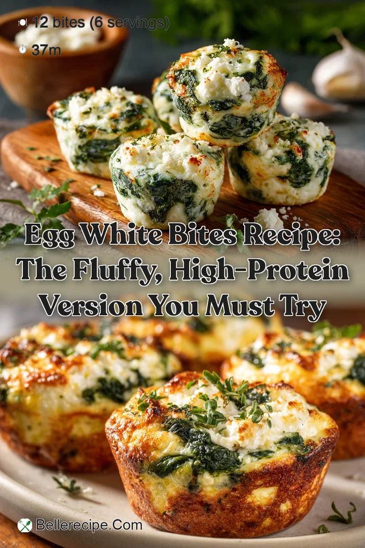 Egg White Bites Recipe: The Fluffy High-Protein Version You Must Try