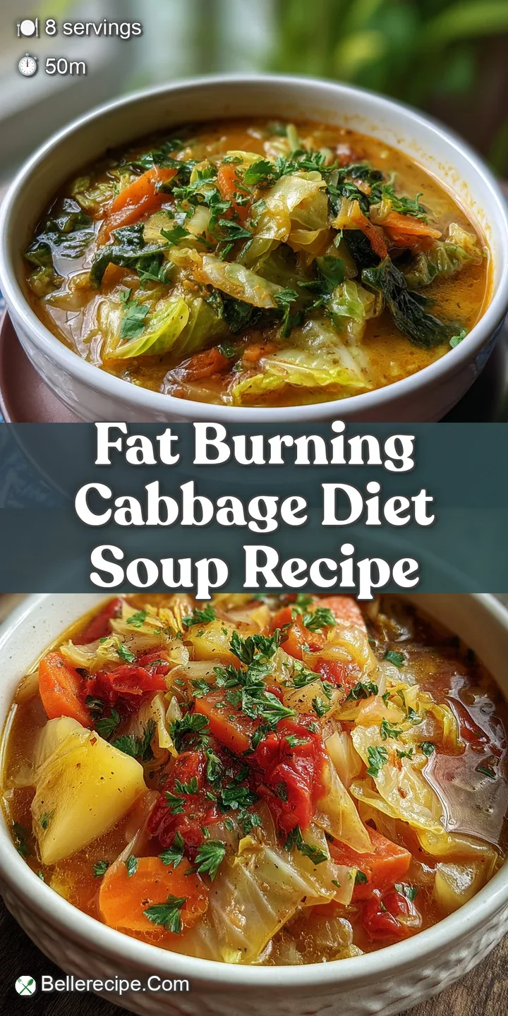 Close-up: A spoonful of hearty cabbage soup reveals tender vegetables and a rich, flavorful broth, creating a comforting, ...