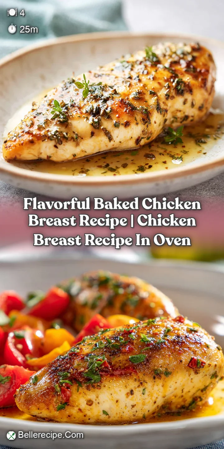 Close-up of a tender baked chicken breast, its surface browned and glistening, promising a flavorful and satisfying bite.