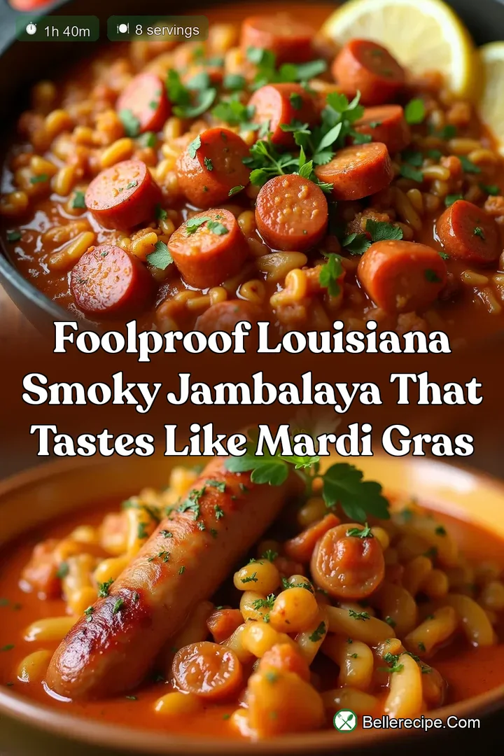 Foolproof Louisiana Smoky Jambalaya That Tastes Like Mardi Gras