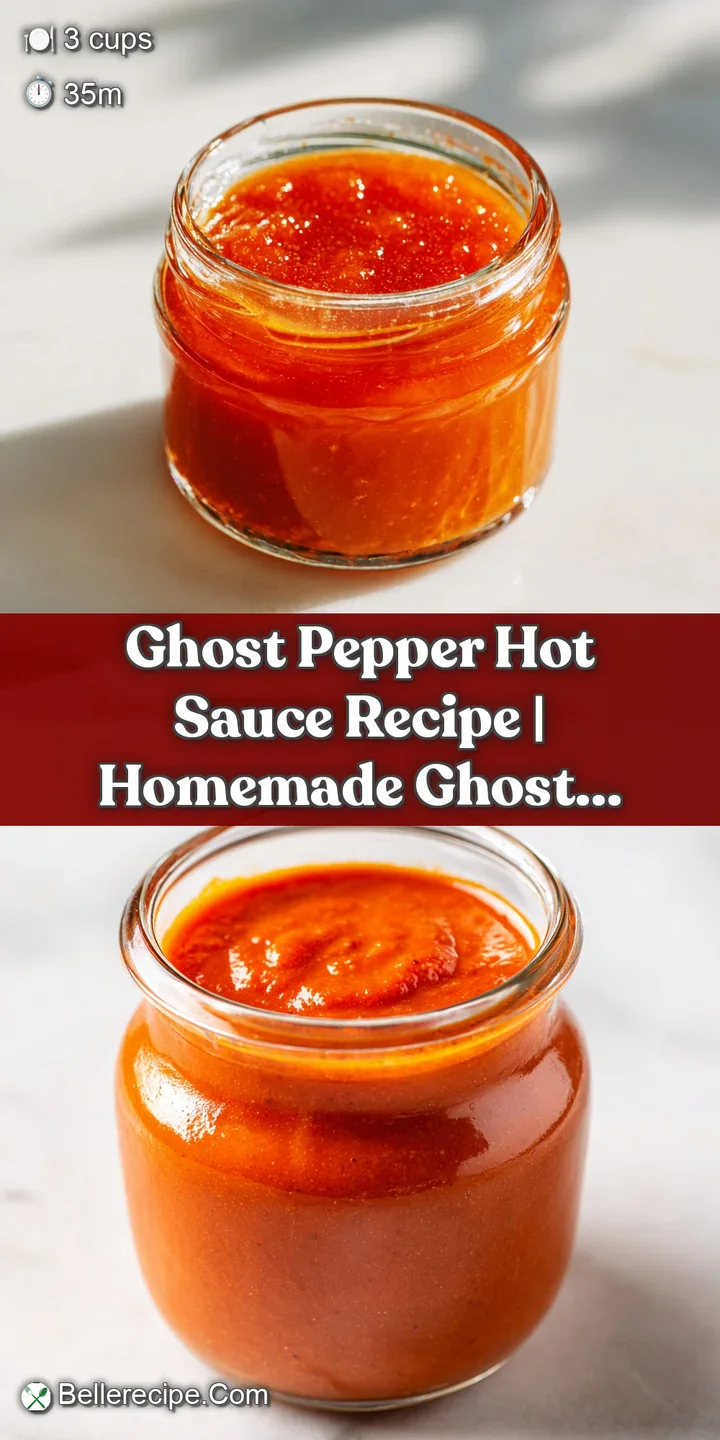 Close-up of thick, glossy orange sauce dripping slowly from a silver spoon, showing a smooth, velvety consistency.