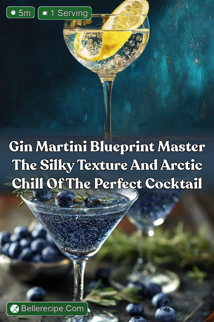 Gin Martini Blueprint Master the Silky Texture and Arctic Chill of the Perfect Cocktail
