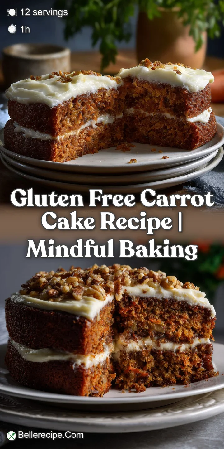 Close-up of a tender slice of carrot cake, layers visible, creamy frosting, hints of spice, and a rich, inviting texture t...