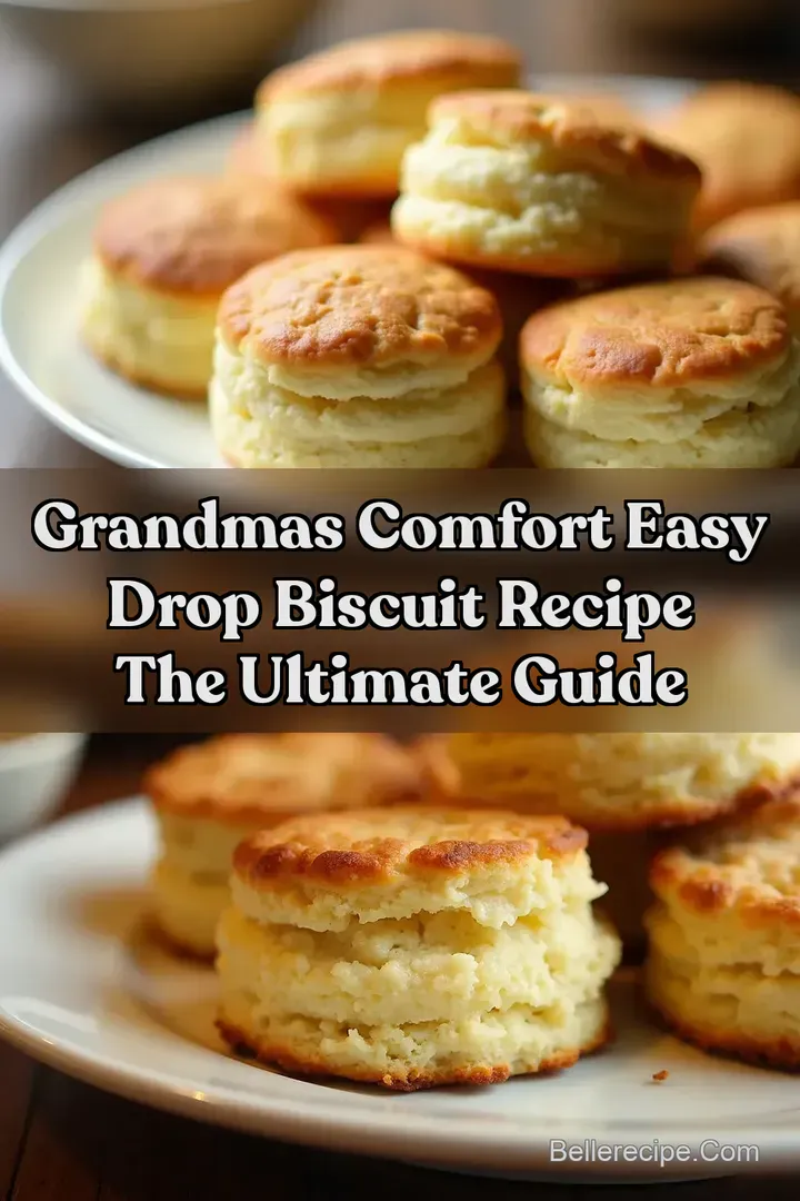 Grandmas Comfort Easy Drop Biscuit Recipe The Ultimate Guide
