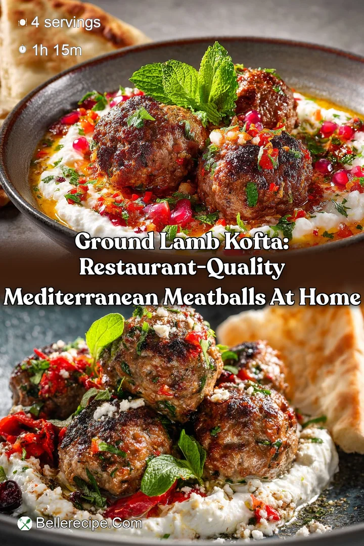 Ground Lamb Kofta: Restaurant-Quality Mediterranean Meatballs at Home