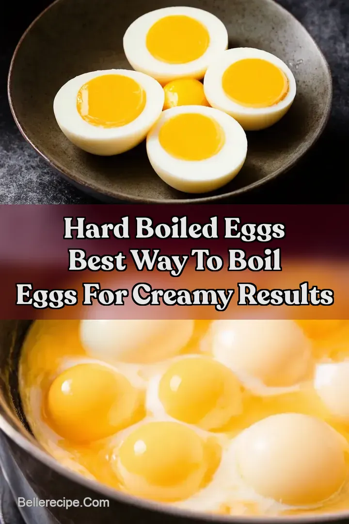 Hard Boiled Eggs Best Way to Boil Eggs for Creamy Results