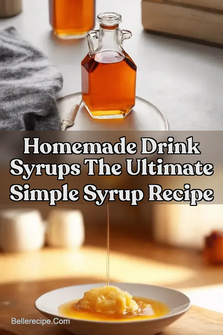 Homemade Drink Syrups The Ultimate Simple Syrup Recipe